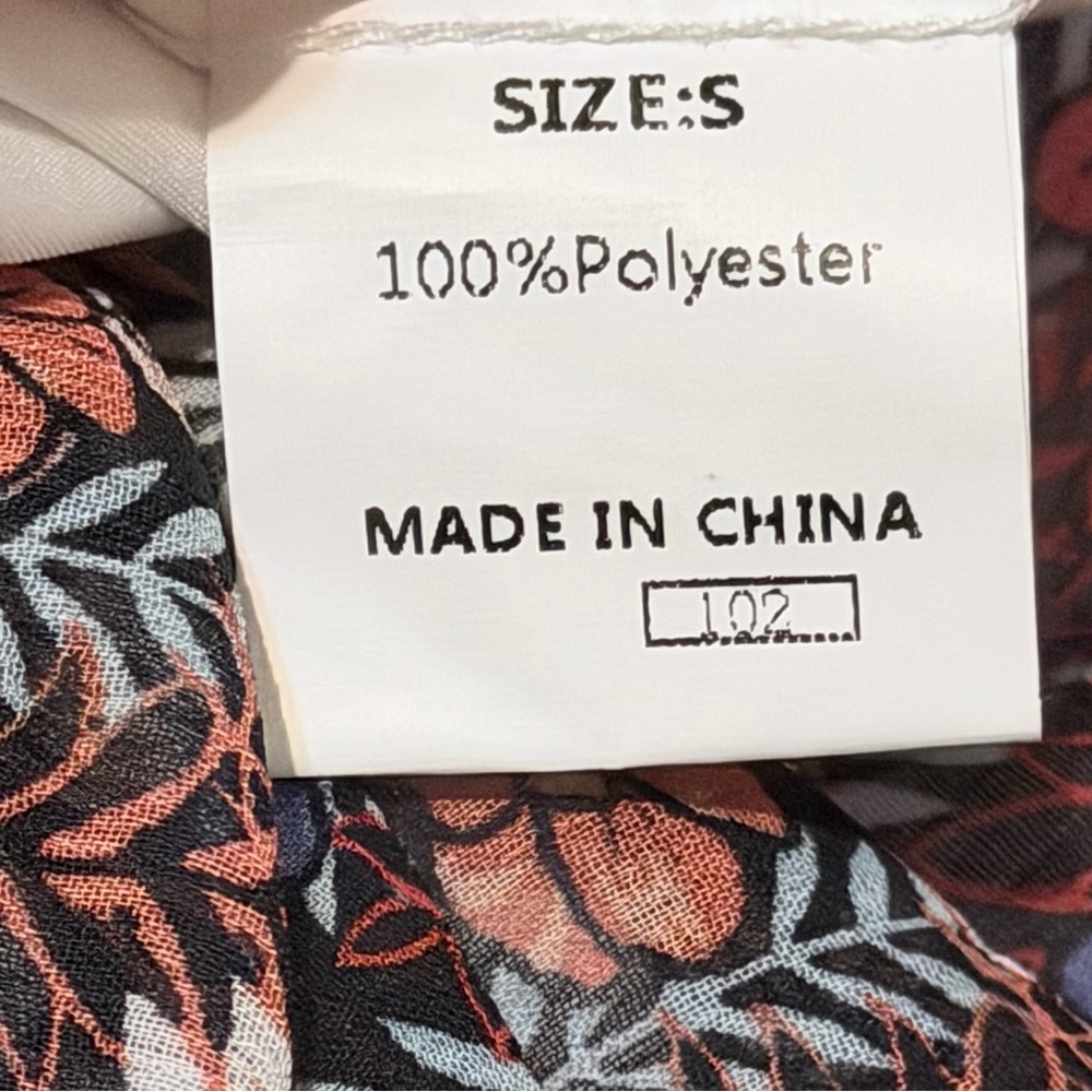 Elegant Floral Long Sleeve Blouse - Picture 9 of 9